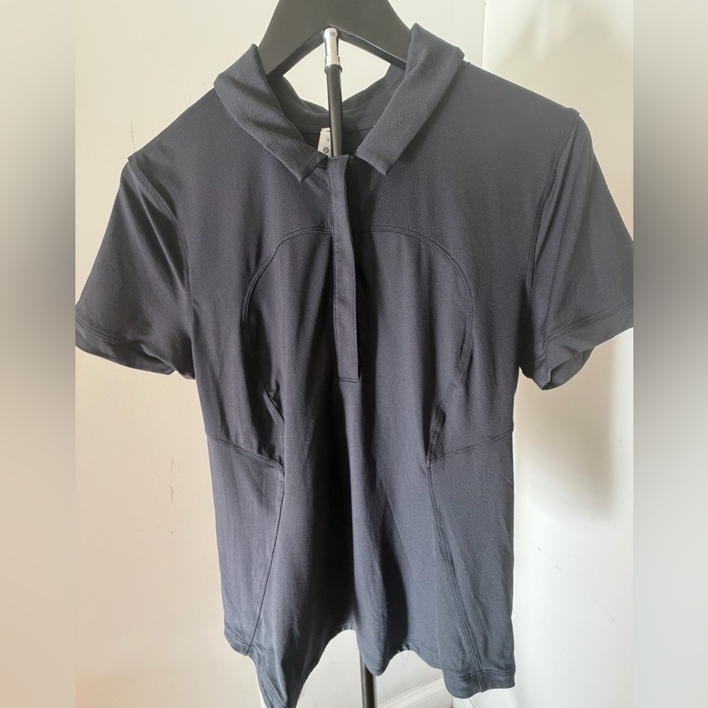 lululemon athletica Short Sleeve Polo - Black